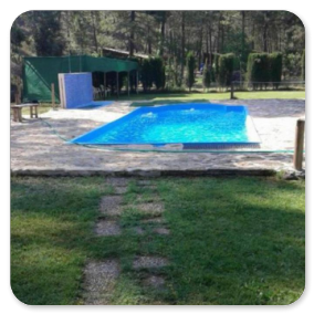 La piscina de La Finca El Lagunazo
